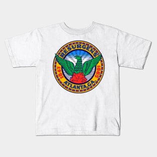 Atlanta Flag Seal Design Kids T-Shirt